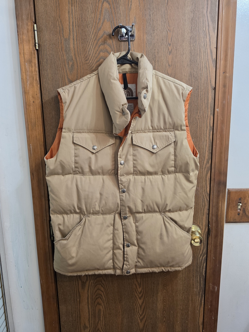 VINTAGE THE NORTH FACE "BROWN LABEL" DOWN PUFFER VEST – MADE IN U.S.A.